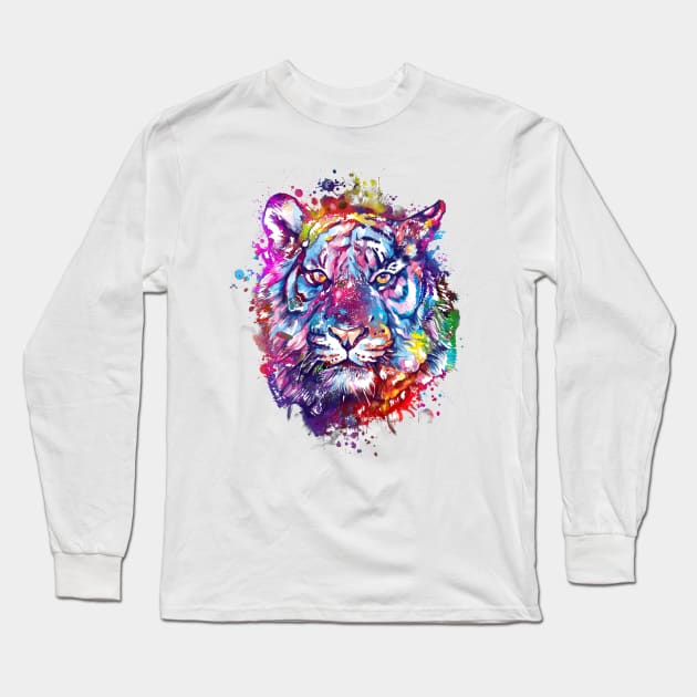 tiger Long Sleeve T-Shirt by BekimART